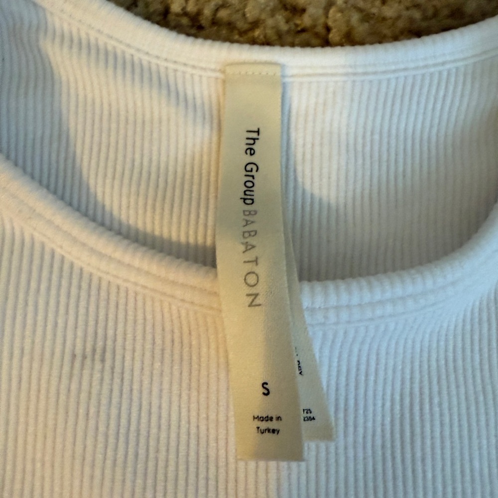 Babaton Ivory Ribbed Top - Picture 3 of 5